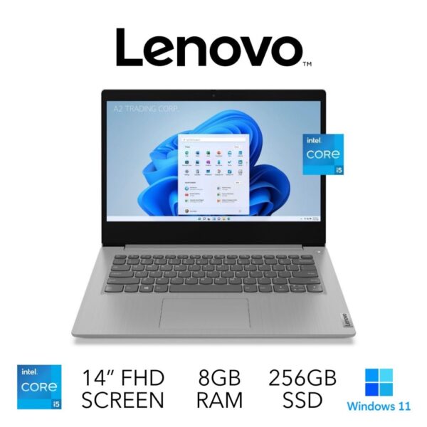 Lenovo IdeaPad 3i 14FHD Laptop, Intel Core i5-1135G7, 8GB, 256GB
