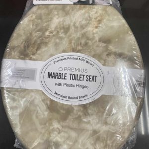 Premius Marble Toilet Seat 17" With Plastic Hinges
