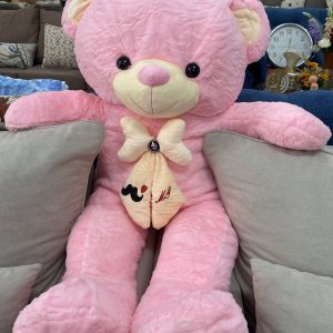 Think BIG Pink! Our Giant Plush Teddy Bear is Pure Love.