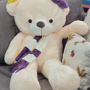 The Elegantly Adorned Giant Teddy Bear!