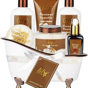 Lily Rose Coconut Vanilla Clawfoot Tub Set